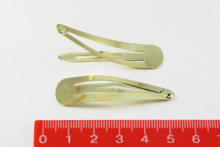 Заготовка для заколок 4 см под золото