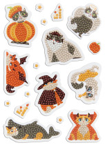 Кристальная ( алмазная) мозаика  " ФРЕЯ" ALVN- 127 наклейки " Маскарад" 14 х 19. 5 см