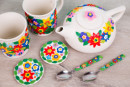 " Craft& Clay" полимерная глина CCH 52 г 1080 красный мак